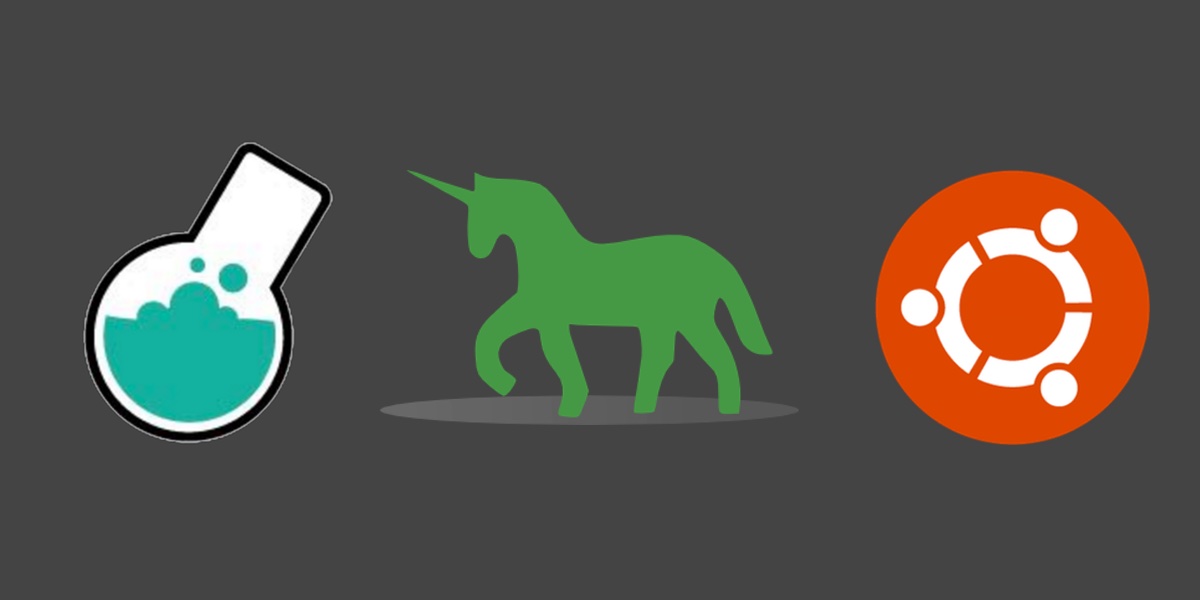 Bottle, Green Unicorn and Ubuntu logos. Copyright their respective owners.